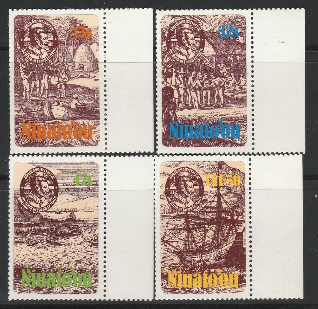Niuafo'ou Tonga Stamps 1985 Birth Anniv Jacob Le Maire Mnh - Misc22-241