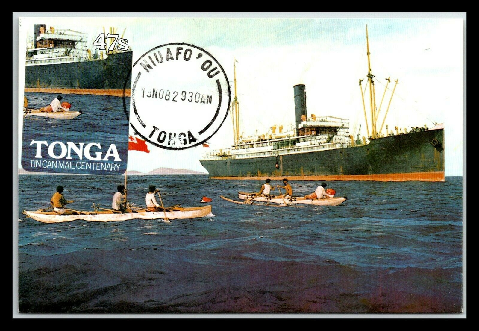Gp Goldpath: Tonga Maximum Card 1982 _cv679_p05