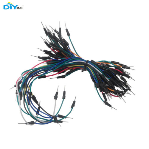 65pcs Solderless Flexible Breadboard Jump Cable Wires Male To Male For Arduino